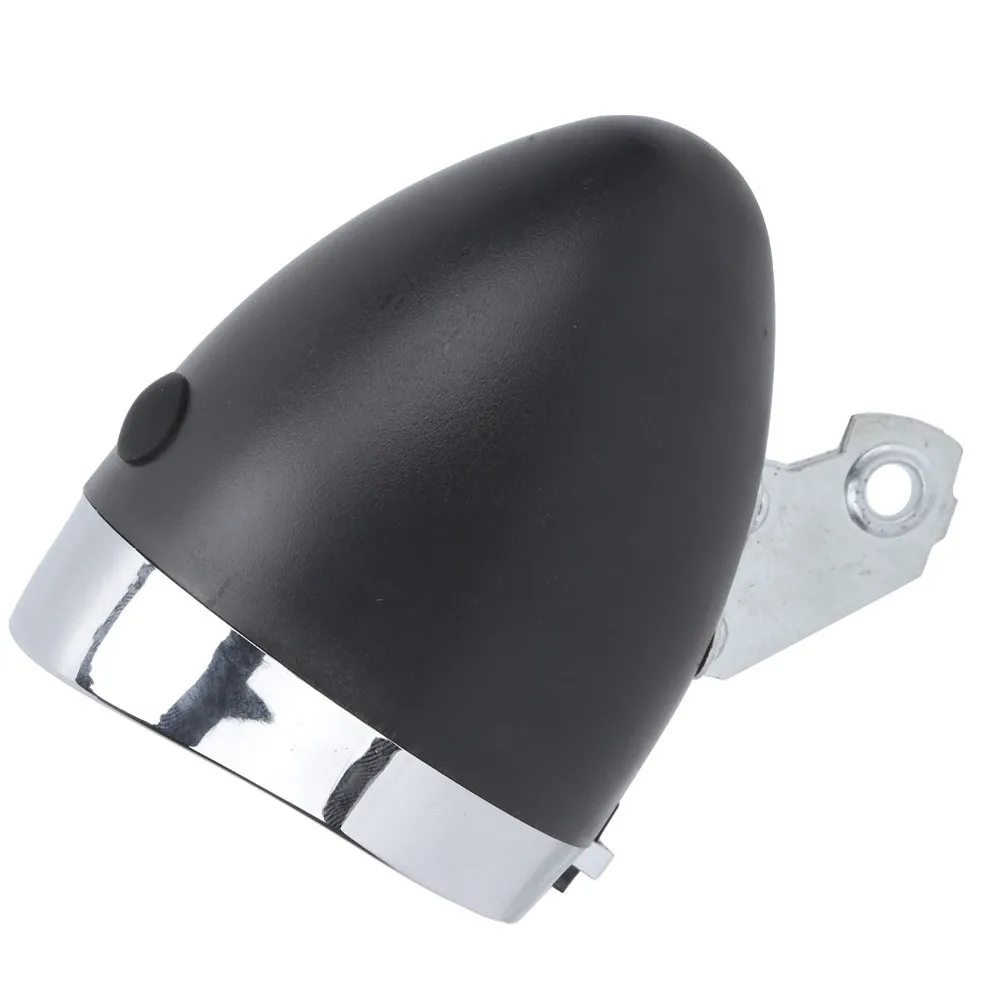 

Черная и серебряная велосипедная фара 3, светодиодная винтажная ретро велосипедная фара с монтажным кронштейном, аксессуар для велосипедного освещения