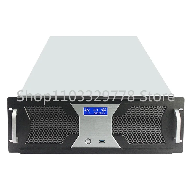 

Servidor en rack 4U, caja de ordenador con adaptador LCD, adaptador MB de 13x15 pulgadas, 8x3,5 pulgadas, HDD, 19 pulgadas,