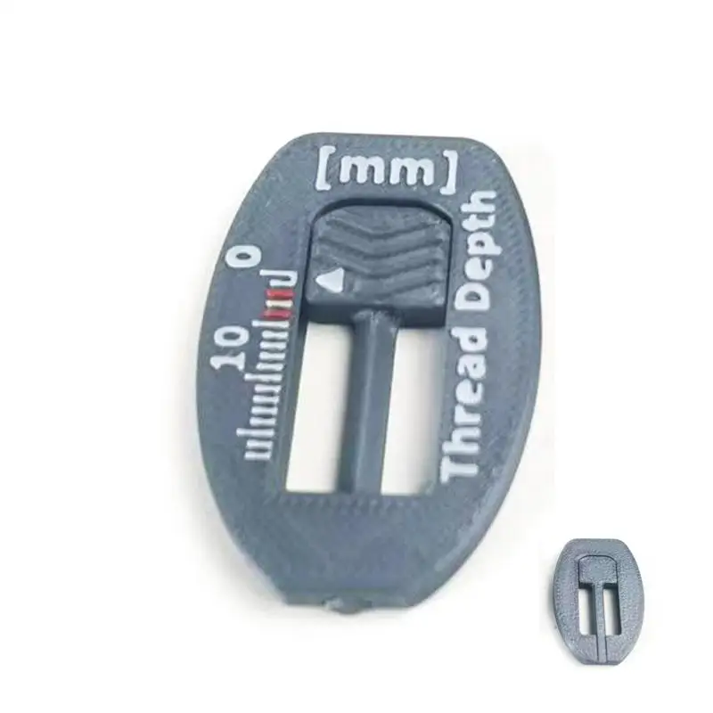 Auto Car Tyre Tread Depthometer Depth Indicator Gauge Car Tire Wear Detection Measuring Tool For Motorcycle Trailer Van