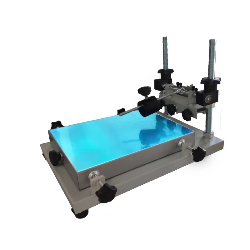 

Silk Screen Manual Solder Paste Ink SMT Machine Flat And Curved Surface Custom Precision Hand Printing Table