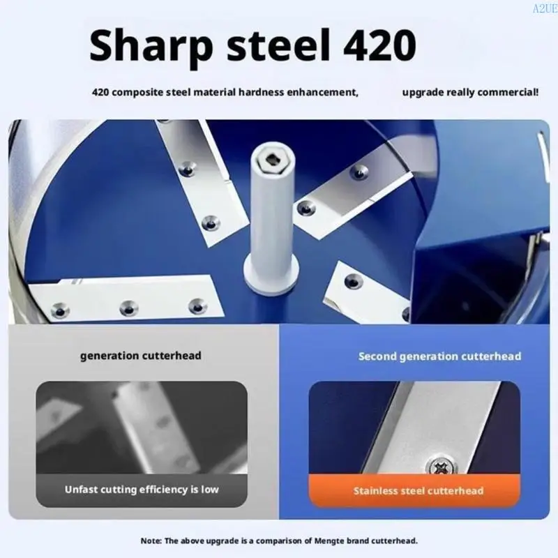 A2UE 高速ロータリーフルーツピーラー 50W 電動ツールガーリックグレープに適しています