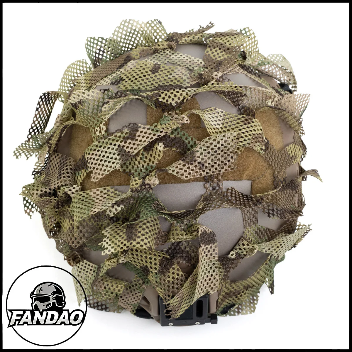 

Tactical Camo Helmet Cover Breathable Mesh High-Cut Airsoft Helmet Camouflage Cloth Outdoor Hunting Shooting Training Equipment