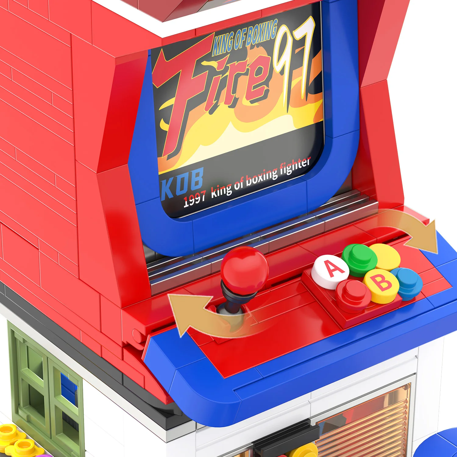 مجموعة مكعبات صغيرة لكشك الهاتف المعماري الجديد، مجموعة نماذج الهندسة المعمارية الحضرية، لعبة جذعية ممتعة للأطفال، هدية عيد ميلاد مثالية