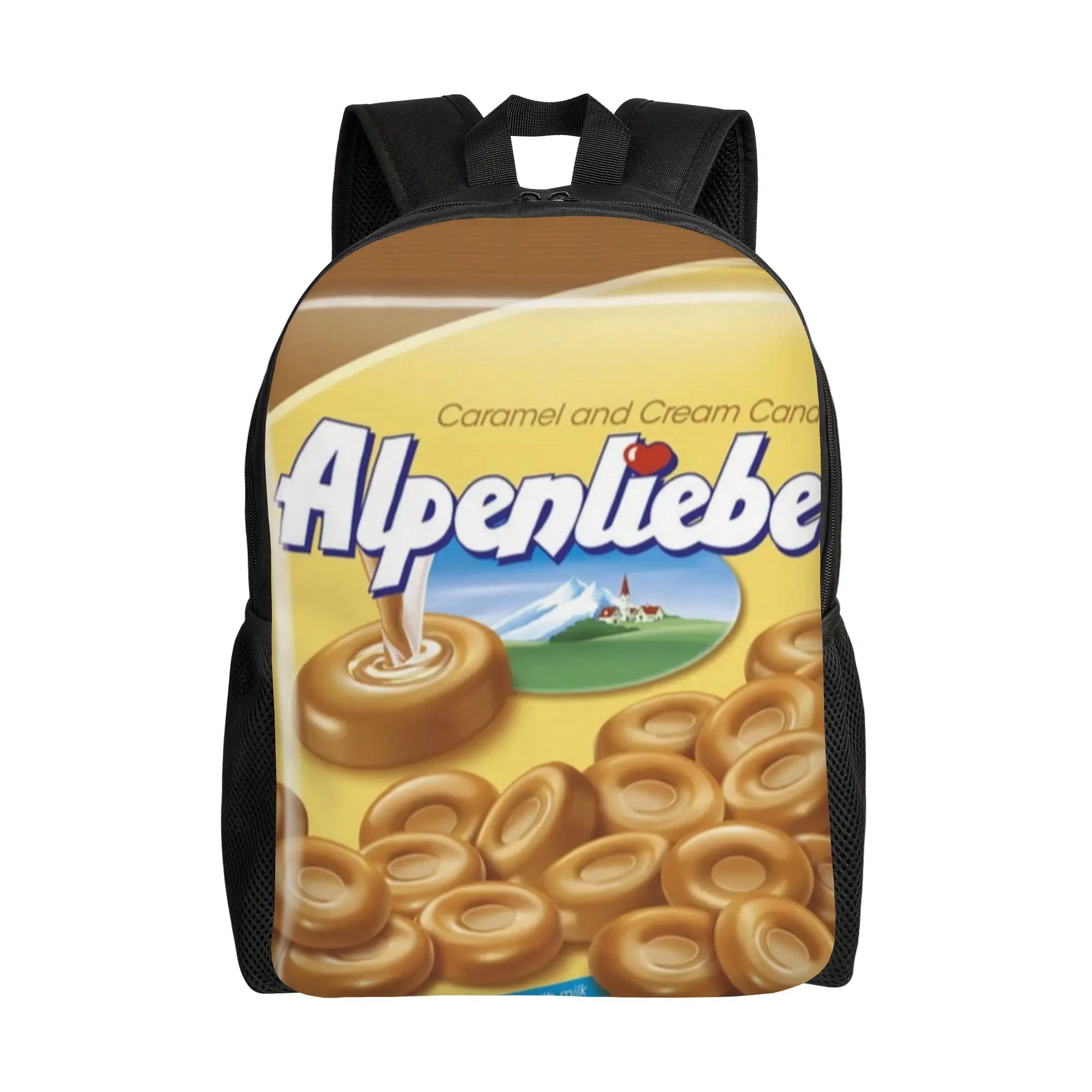 A-Alpenliebee Gold Fantasy Castle Backpack Students Sporty Daily mochila Large Capacity Laptop Bag Back To School Season