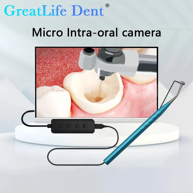 GreatLife Dent Dental Micro Intra-Oral Camera Real Time Wifi 24 Inch Screen Visual Root Canal Removal/ Mouth Mirror/Endo Motor