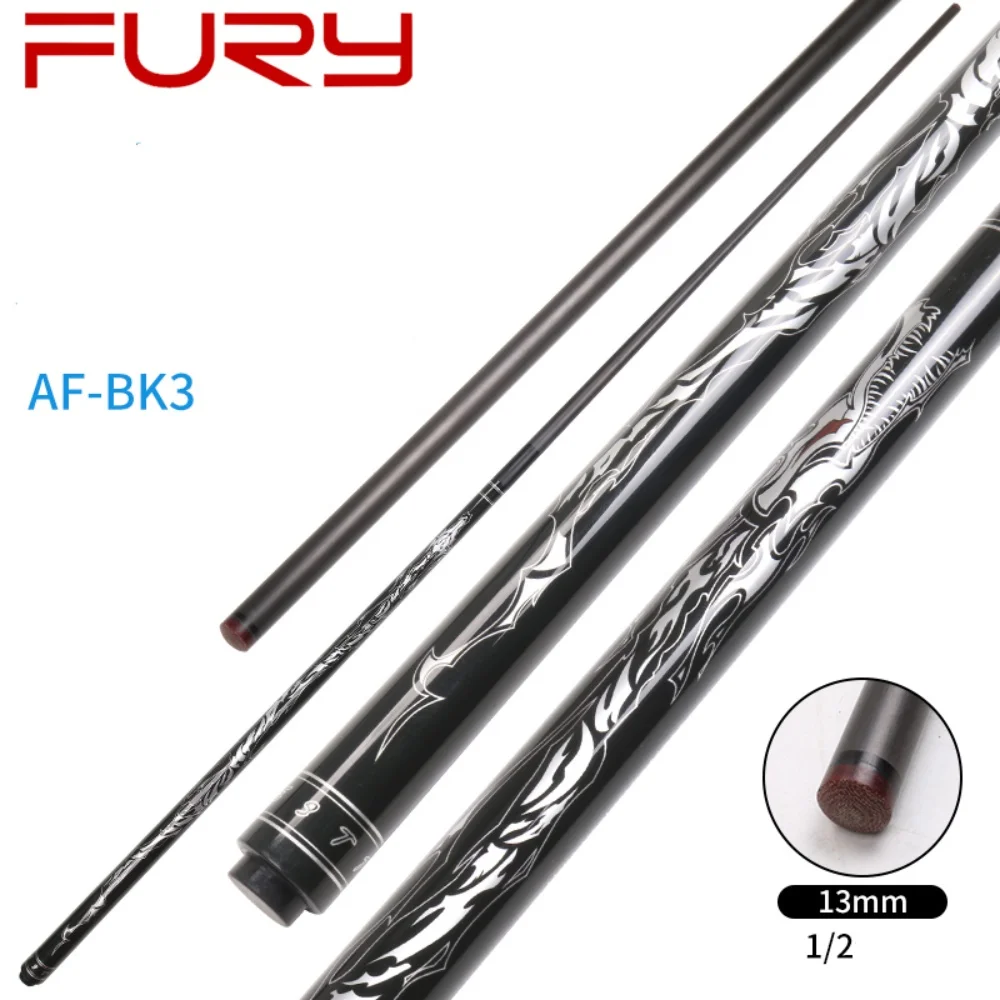 

FURY 58" Carbon Fiber Thunder Break Kick-Off Billiard Pool Cue Stick 13mm