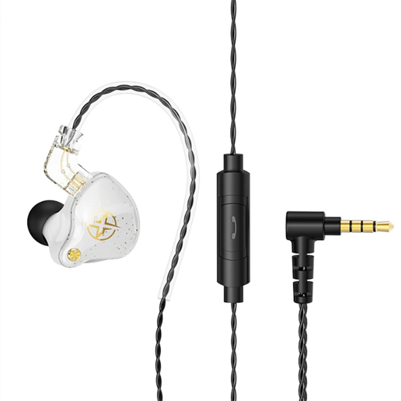 X2 프로 분리형 유선 헤드폰, 더블 다이나믹 하이파이 이어폰, 베이스 헤드셋, 스테레오 이어버드, 스포츠 러닝, 3.5mm