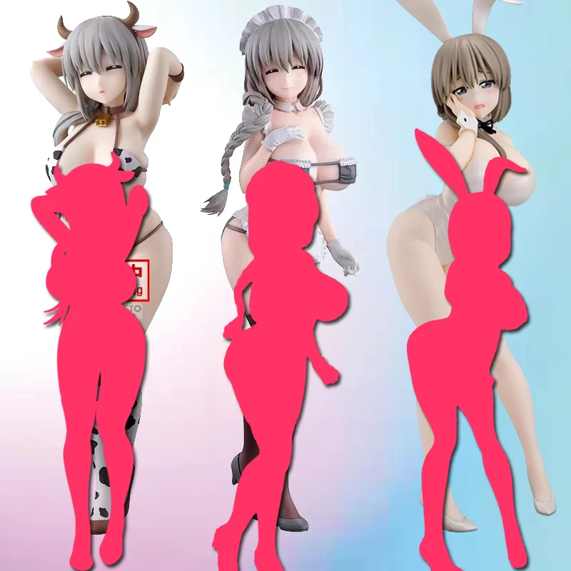 Premium Custom Handmade Figurine Uzaki tsuki Cow Wave Bunny Maid Ver Makaizou Sexy R18 Original Figures