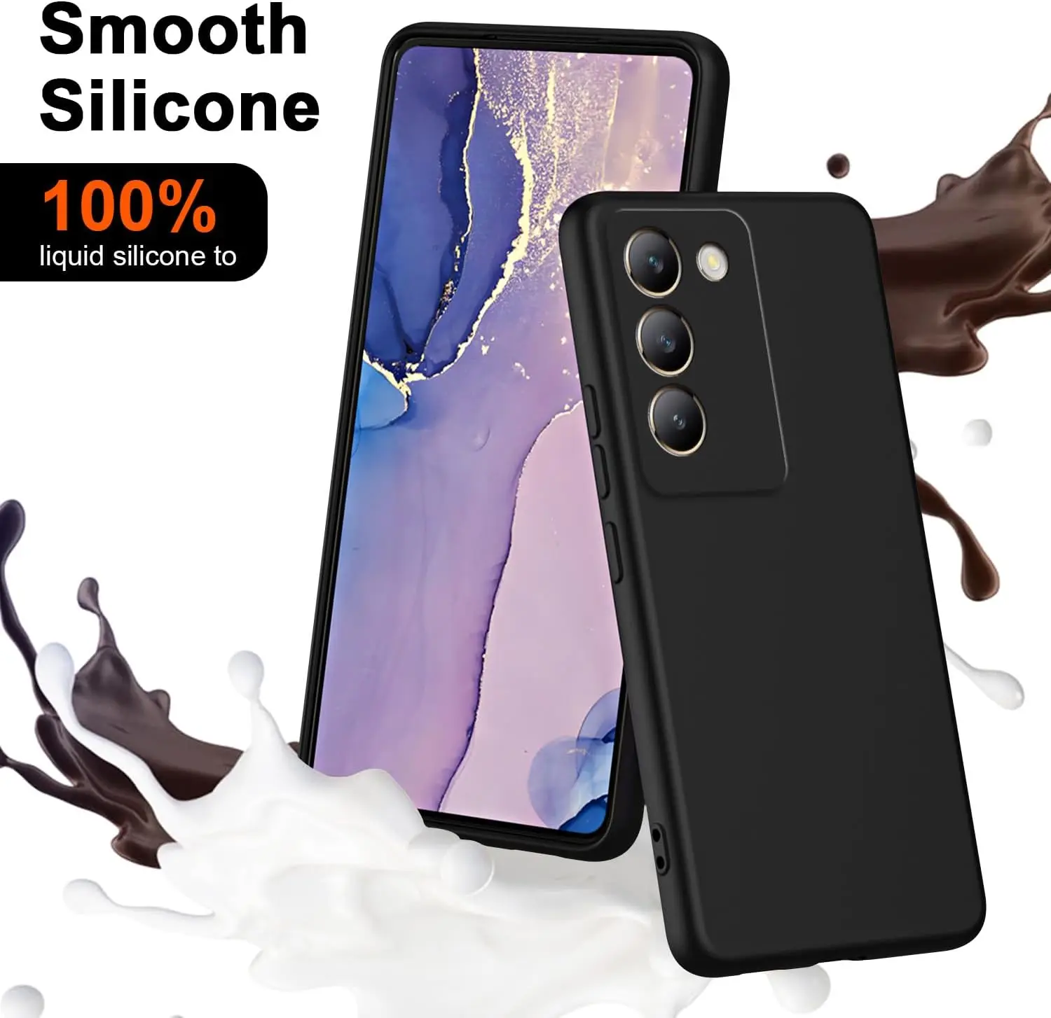 Flexible Liquid Silicone TPU Case For OnePlus Nord CE 4 Lite 5G N30 SE N300 N20 2T CE 3 2 Protective Cover Fundas Coque Capa