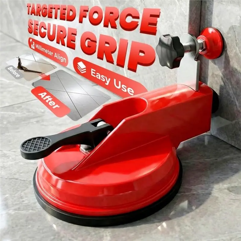 CYCLI- Tile Installation Tool(2Pcs), Suction Cup Tensioner, Tile Leveler, Stone Strong Suction Lifting Accessory