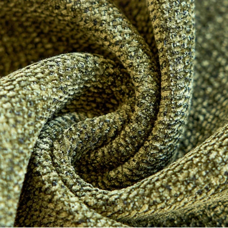 Chinese Style Solid Color Chenille Couch Pad Non-slip Wear-resistant Sofa Slipcover Tassel Trim Decorative Straight Couch Mat