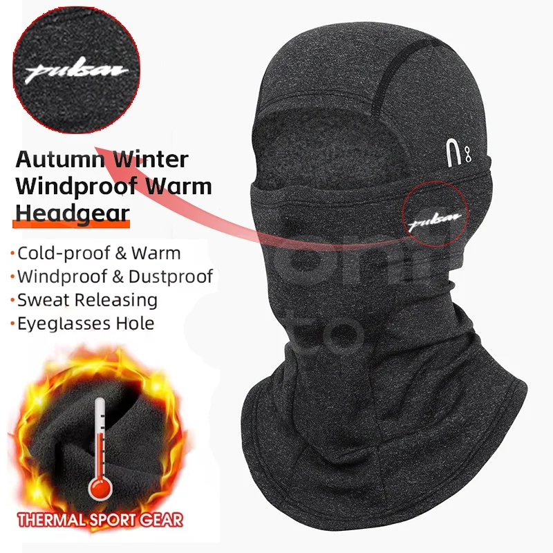 For Bajaj Pulsar 200 NS/200 RS/200 AS 200RS 200NS 200AS Winter Warm Tactical Balaclava Motorcycle MTB Full Face Windproof Mask