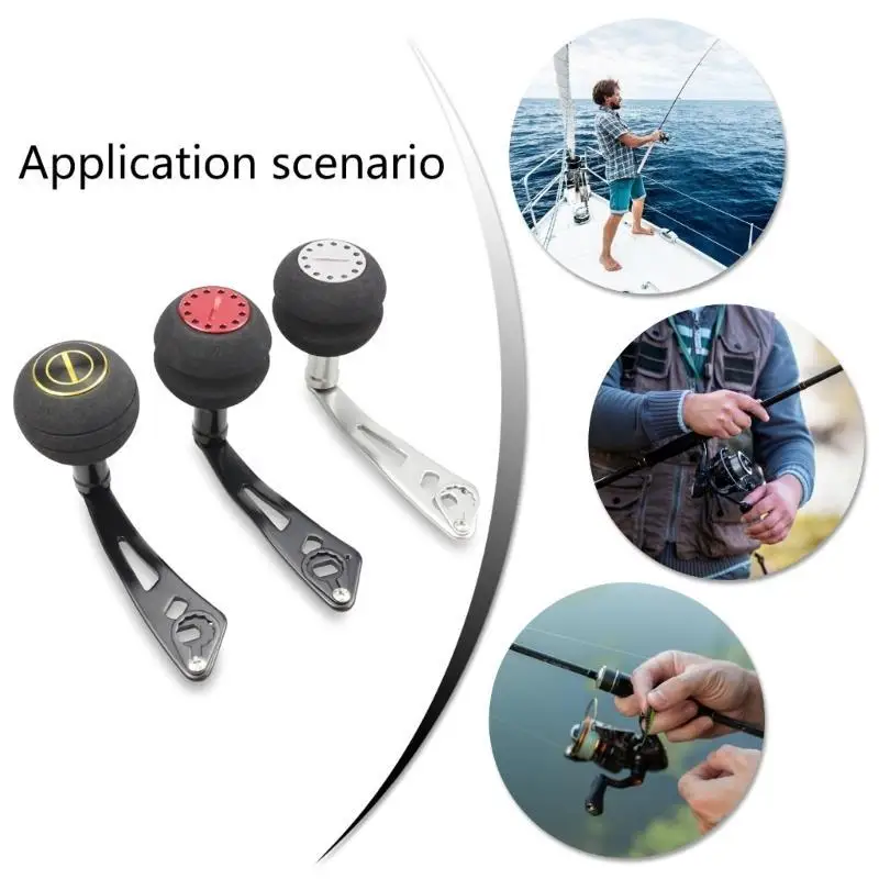 652F الصيد بكرة مقبض الصيد سبائك الألومنيوم مقبض مقبض قبضة استبدال أجزاء