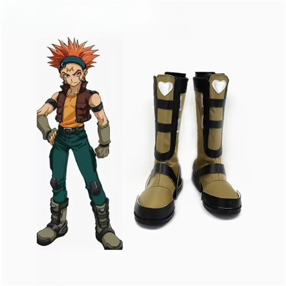 

Game Anime Shoes Crow Hogan Yu-Gi-Oh! 5D's Cosplay Boots Halloween Costume Accessories Props Made