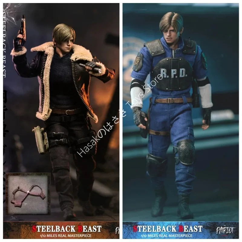 Patriot Studio Leon S Kennedy Steelback Beast Multiple Accessories 6-Inch Action Figures-image
