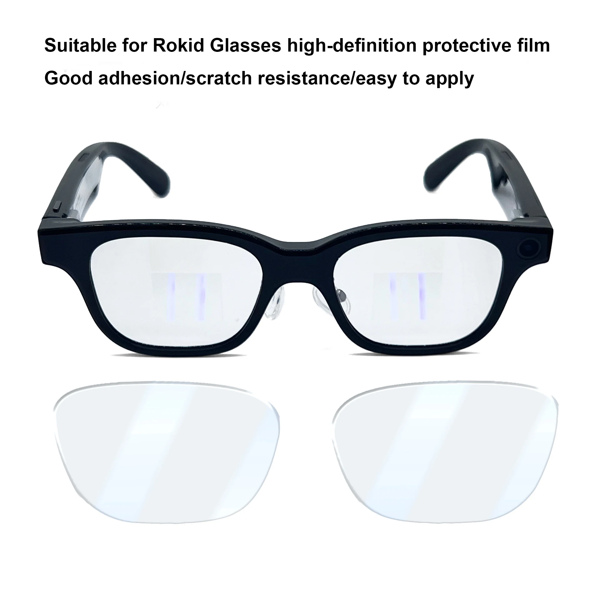 

Applicable For Rokid Glasses Film Set Of High-Definition Anti-Scratch AR Glasses Protective Film Front PET Lens Film