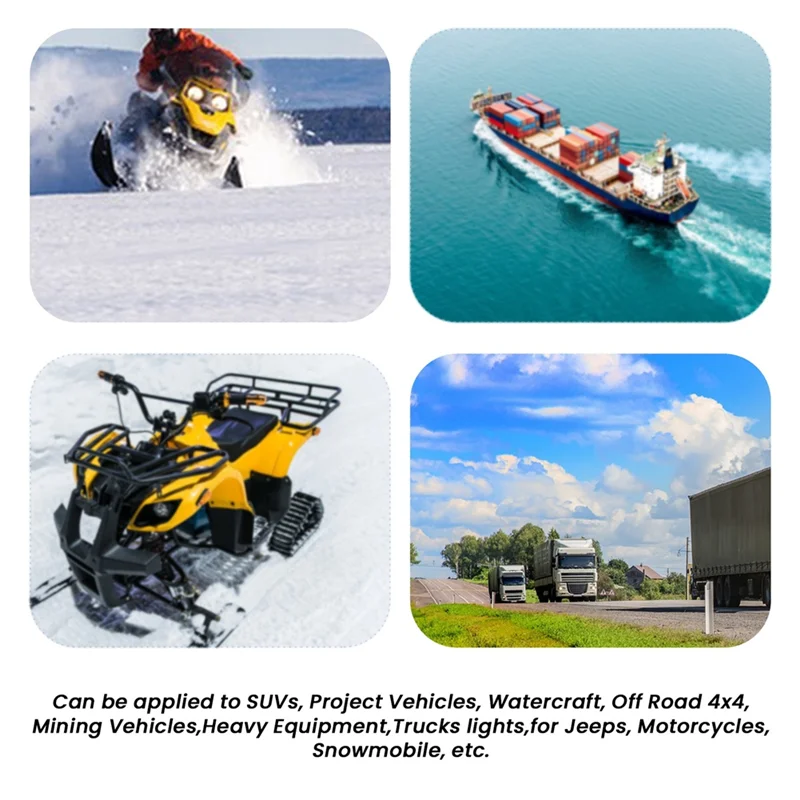 دائم 7 بوصة LED المصباح جولة 200 واط هالة زاوية عيون DRL مصباح جيب رانجلر JK LJ TJ CJ 1997-2018 #5