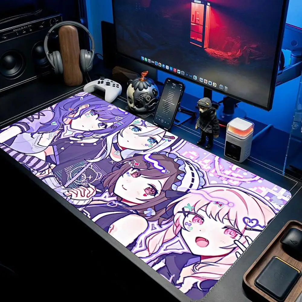 

Большой коврик для мыши с принтом, нескользящий резиновый коврик для клавиатуры и мыши, игровой коврик для мыши, коврик для ноутбука.