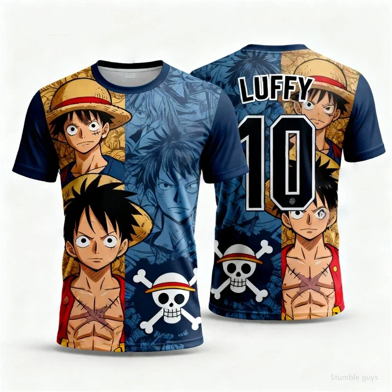 Camiseta de una pieza para hombre, camiseta de verano con estampado de frutas Sabo Mera Mera, ropa informal para niños y niñas, camisetas de manga corta para exteriores