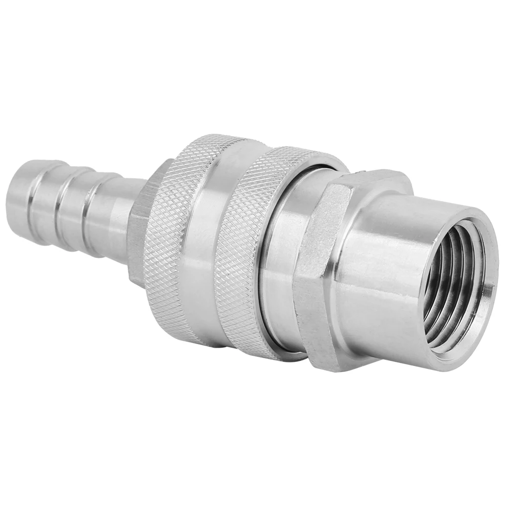 Female Thread 1/2inch Npt, Quick Disconnect Equipment Beer Pump Accessory Female Thread 1/2inch Npt1/2inchbarb for Homebrewers