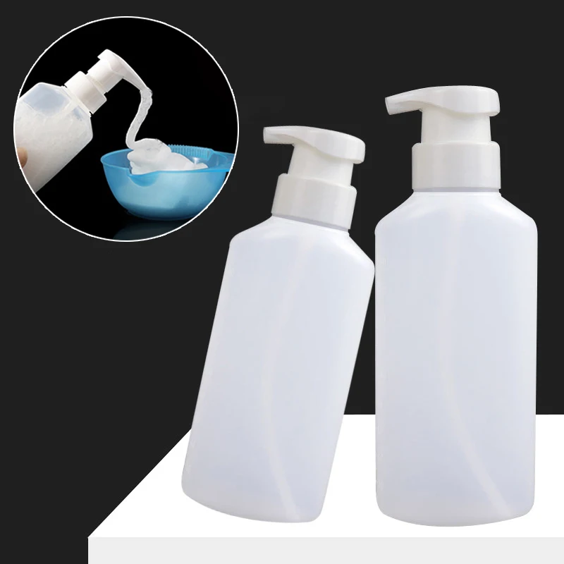 

180ml Pump Foaming Bottle Squeeze Soap Mouss Liquid Dispenser Froth Shampoo Lotion Bottling Foam Bottles Empty Shampoo Container