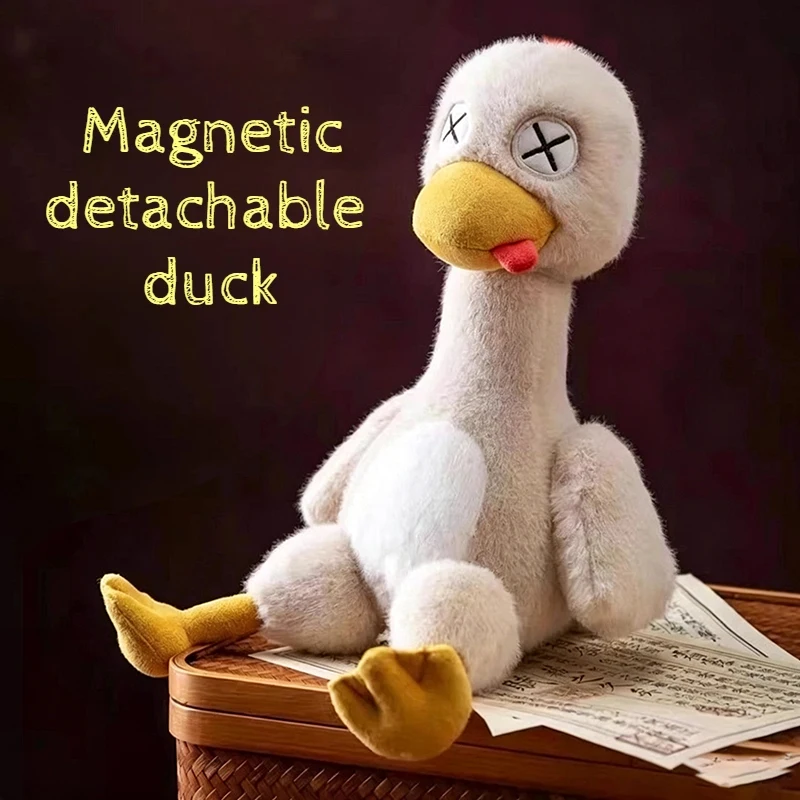Magnetic Cute Duck Plush Toy Detachable Salted Duck Fun Toy Suitable As A Gift For Friends And Also As A Home Decorative Item