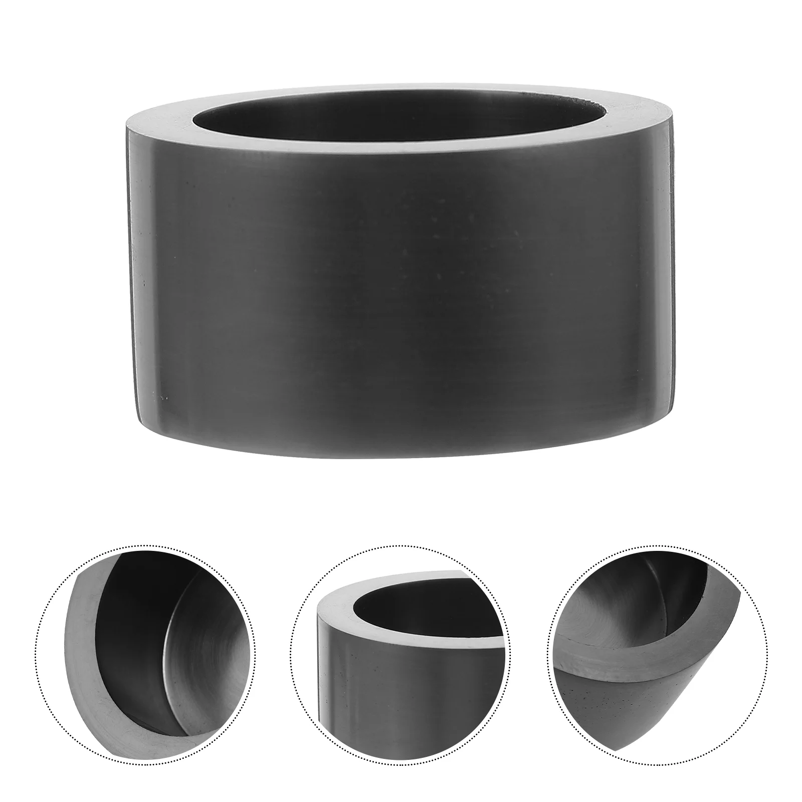 Graphite Evaporating Dish Small Crucible Crucibles for Melting Metal Moulds Disk Furnace Ingot Molds Smelting Soldering Kit