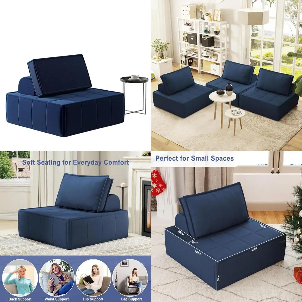 

Compact Corduroy Sleeper Sofa with Adjustable Backrest, 35 Deep Seat for Small Spaces, Ideal for Living Rooms, Bedrooms, and Apa