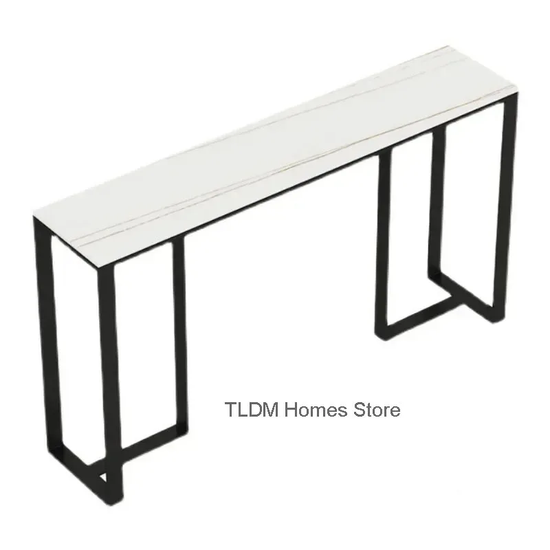 Italian Console Tables Minimalist Corridor Decoration Entryway Tables Home Furniture Living Room Luxury End View Table