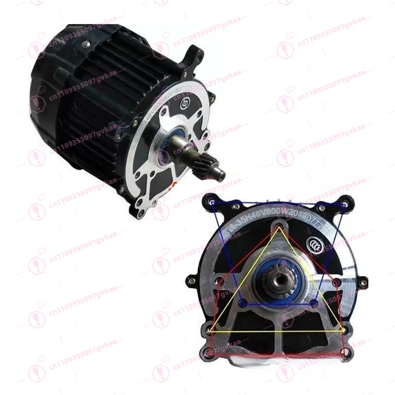 Electric Tricycle Motor 48V60V500W To 1200W Eureka Giant General Purpose Motor
