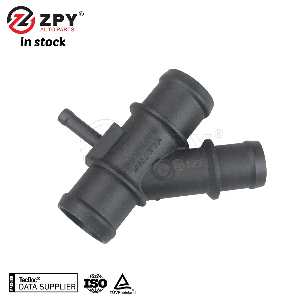 ZPY Auto Part Cooling Hose Connector For Audi TT A3 A1 VW Multivan Scirocco Golf Jetta Passat Seat Leon Altea 1K0121087H