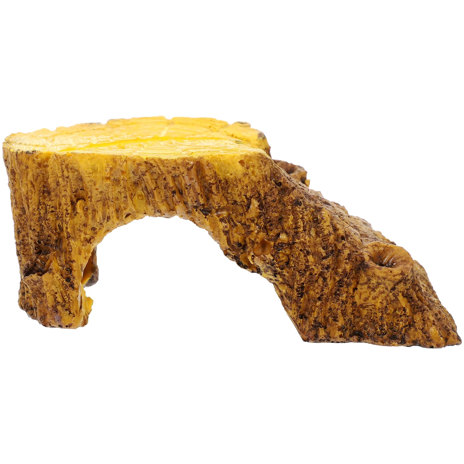 

1Pcs Wood Grain Turtle Platform Resin Basking Terrace for Aquarium Reptile Resting Climbing Exercise Decor Habitat