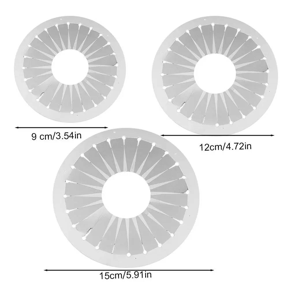 9cm 12cm 15cm Rosette Maker DIY Clear Ribbon Flower Making Tool Tabletop Figurines Ribbon Flowers Ribbon Rosette Maker view 6
