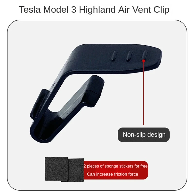 Per Tesla Model 3 Highland 2024 Clip di uscita del condizionatore d\'aria presa d\'aria deodorante per aromaterapia Gadget nuovo modello3 accessori