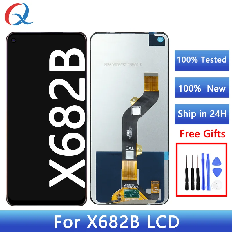 X682B pantalla for Infinix Hot 10 screen replacement Mobile Phone Lcds for Infinix Hot 10 X682B X682C display Lcd