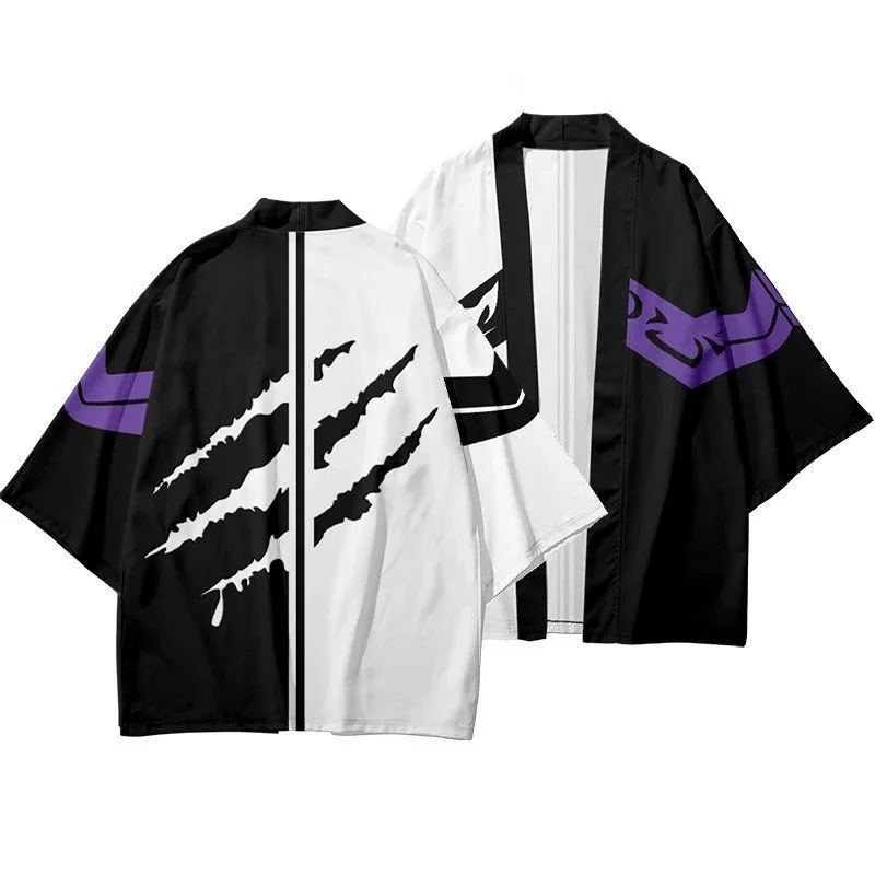 

Anime Kamen Rider Japanese Style Kimono Haori Men Women Cardigan Jacket Traditional Japanese Clothing Asian Clothes