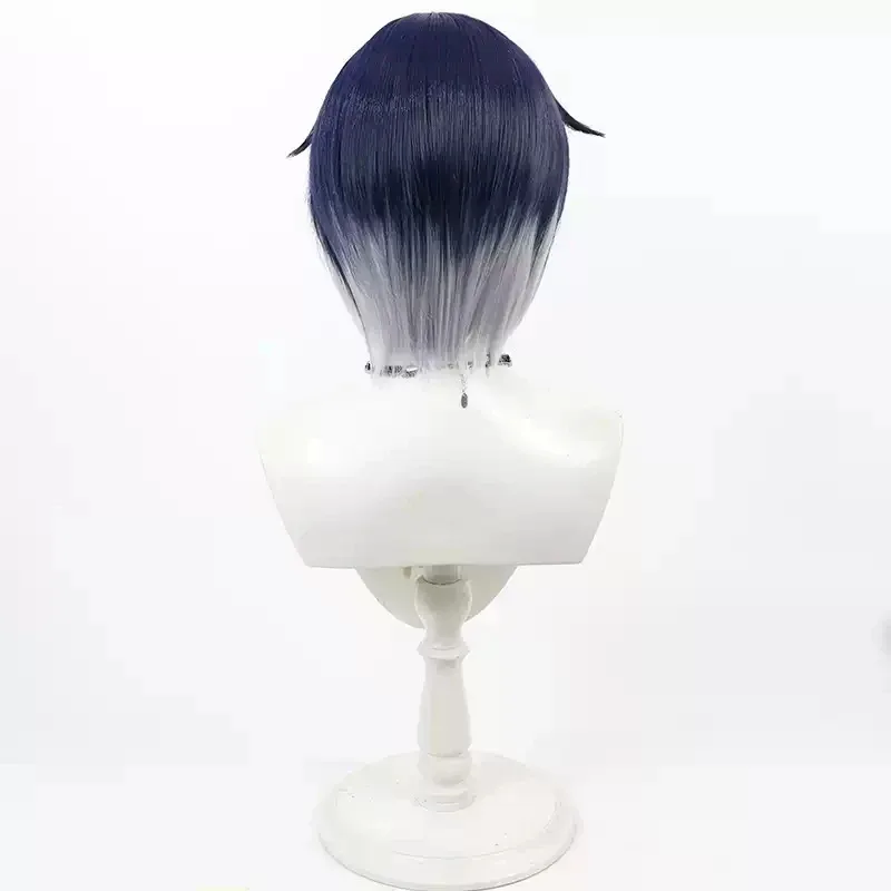 나랑 데이트 하자! 코스프레 가발 짧은 내열성 합성 머리 할로윈 파티 역할