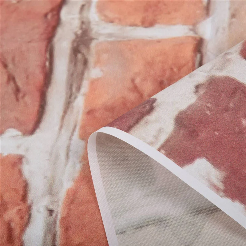 AS95-3Pcs 3X5ft الفينيل خمر الطوب الأحمر جدار استوديو خلفية التصوير خلفية الدعامة