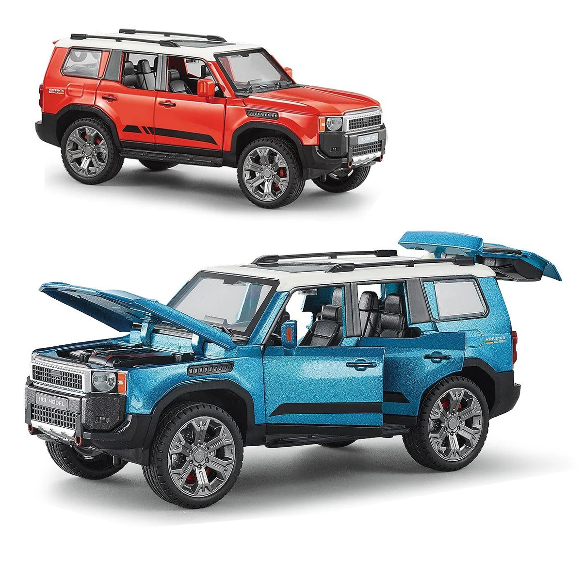 

Модель автомобиля из сплава Toyota Prado, масштаб 1:22, коллекционный литой автомобиль для взрослых и любителей автомобилей