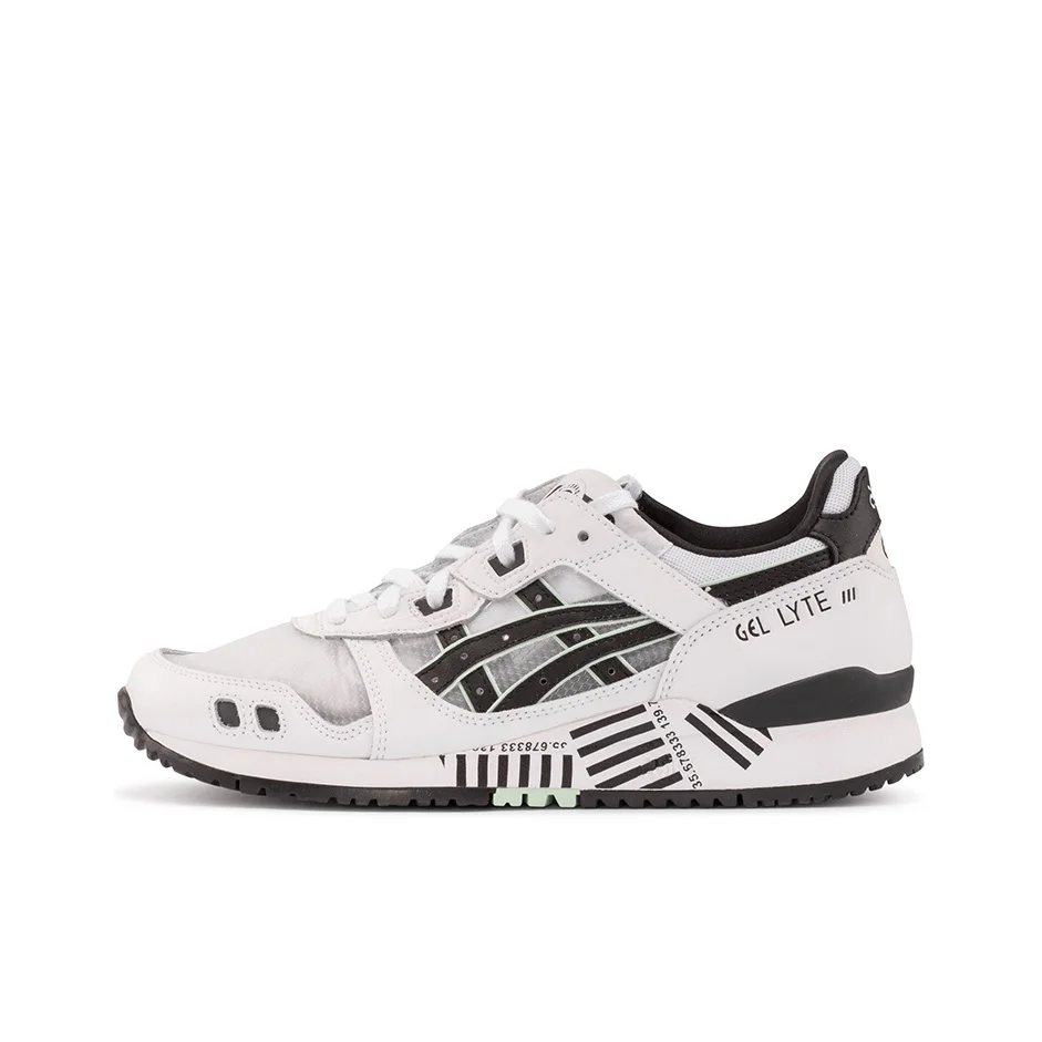 ASICS Gel Lyte 3 Running Shoes Women's Low Top White/Black/Gray 1192A207-100