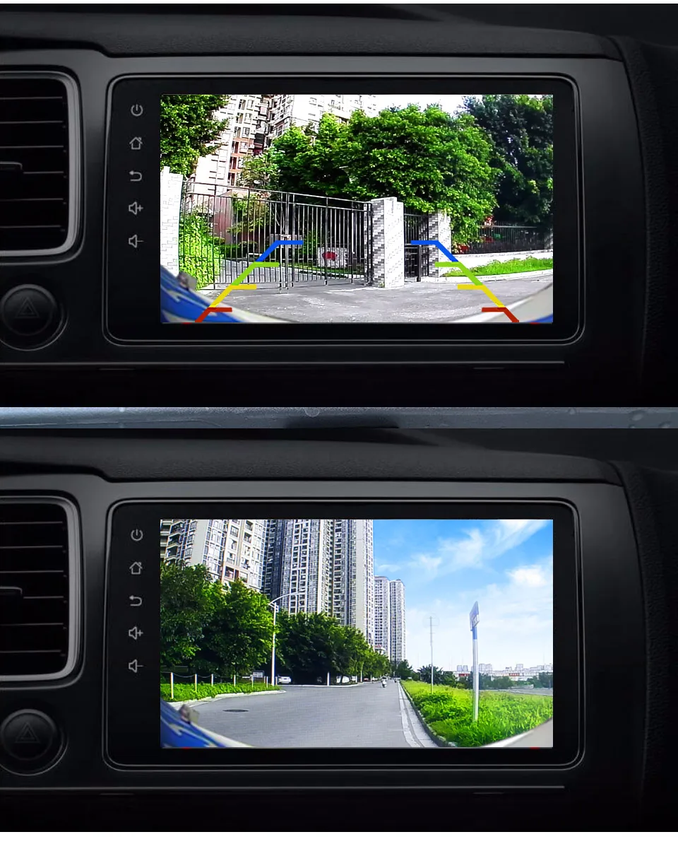 AHD 1080P Auto-Rückfahrkamera 20mm Eingebaute Rückfahrkamera Unterstützt Front-/Rückumschaltung Parkhilfsliniensteuerung Wasserdichte Fahrzeugkamera – Detail 7