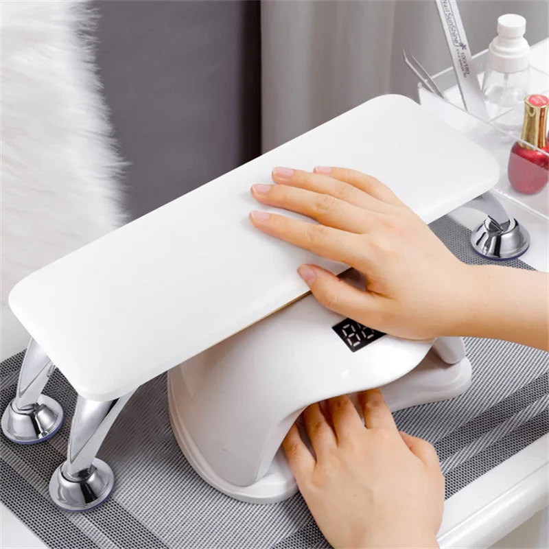 1pc couro do plutônio prego mão manicure resto braço suporte travesseiro suporte de almofada mesa apoio braço esteira unha polonês ferramenta prática