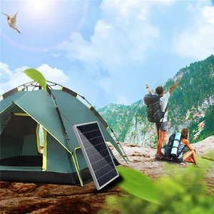 Solarpanel Komplett 5V 12V Polykristalin USB -Leistungsstock -Überstand wiederaufladbarer Zellgenerator 10 Hauptdarsteller Solarplattenkit - №1