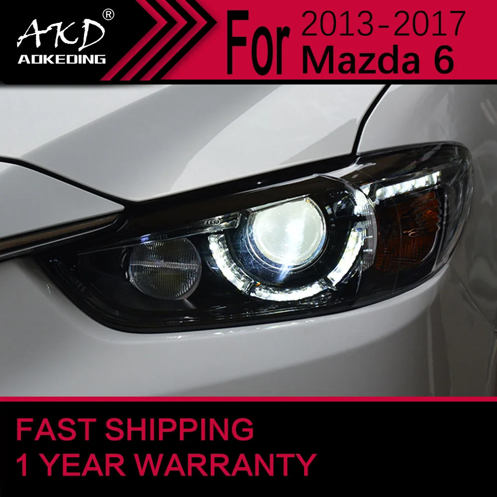 マツダ6 純正 LED ヘッドライト 左側 中古品 LED ヘッドライト MAZDA6 アテンザ 助手席側 左美品 GJ アテンザ 純正