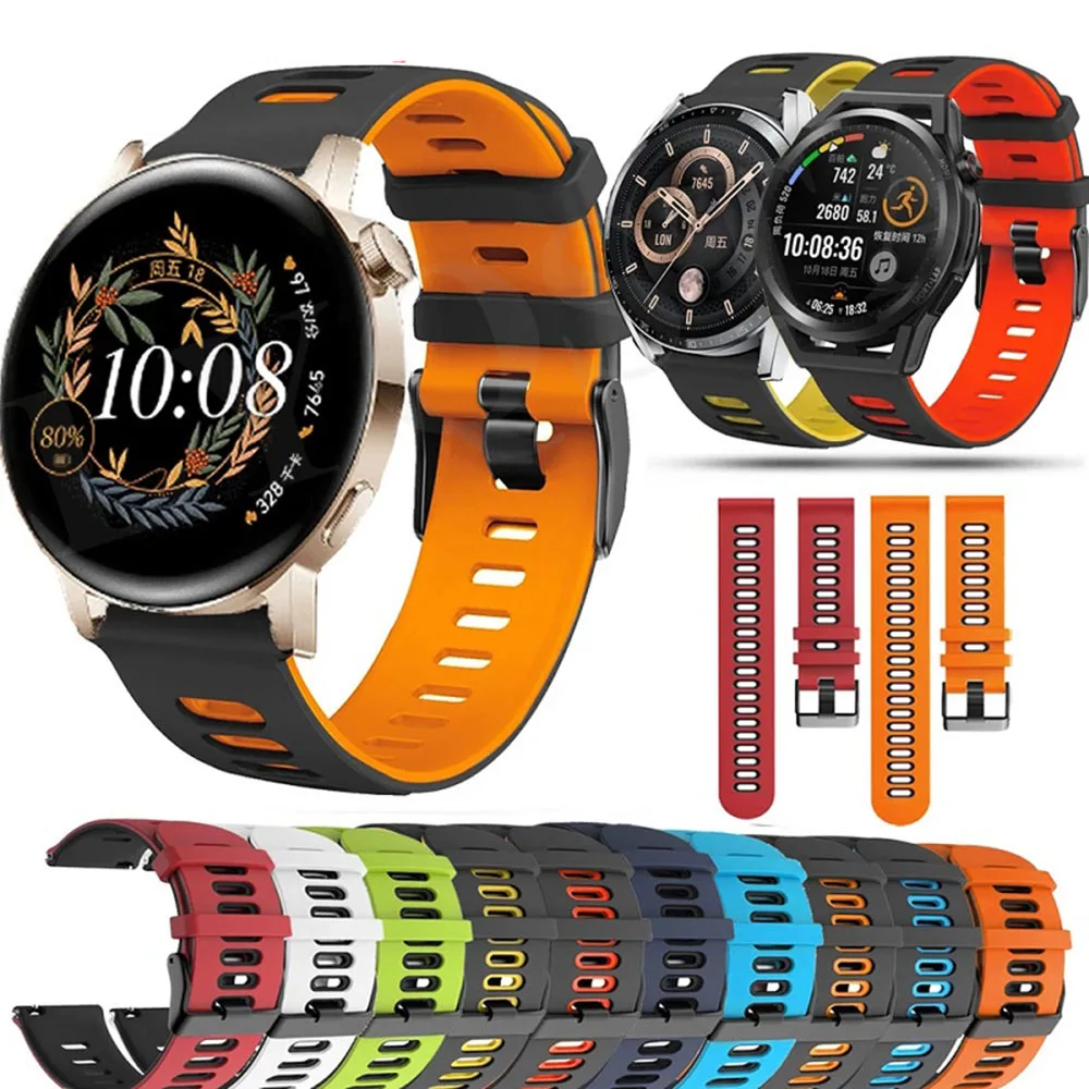 22mm Silicone Strap For Huawei Watch GT 3 SE GT2 GT3 Pro 46mm Watchbands Magnetic Buckle Band For Huawei Watch GT 2E Bracelet 2