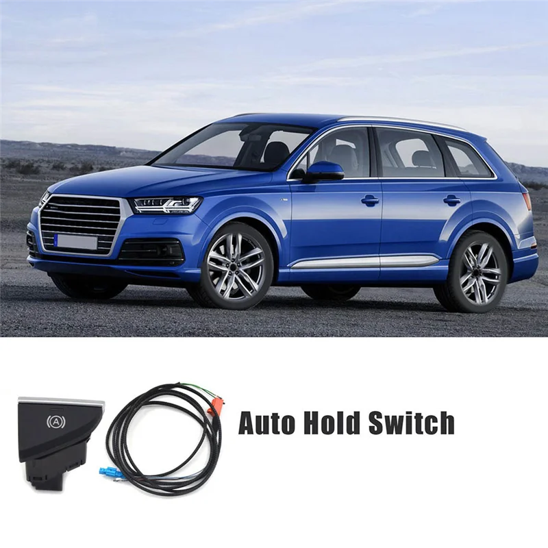 

H5-Car Hill Descent Assist Button Hill Descent Assist Switch Button W/Wire Harness 4M1927143B 8W1927143A For Q7 4M LHD