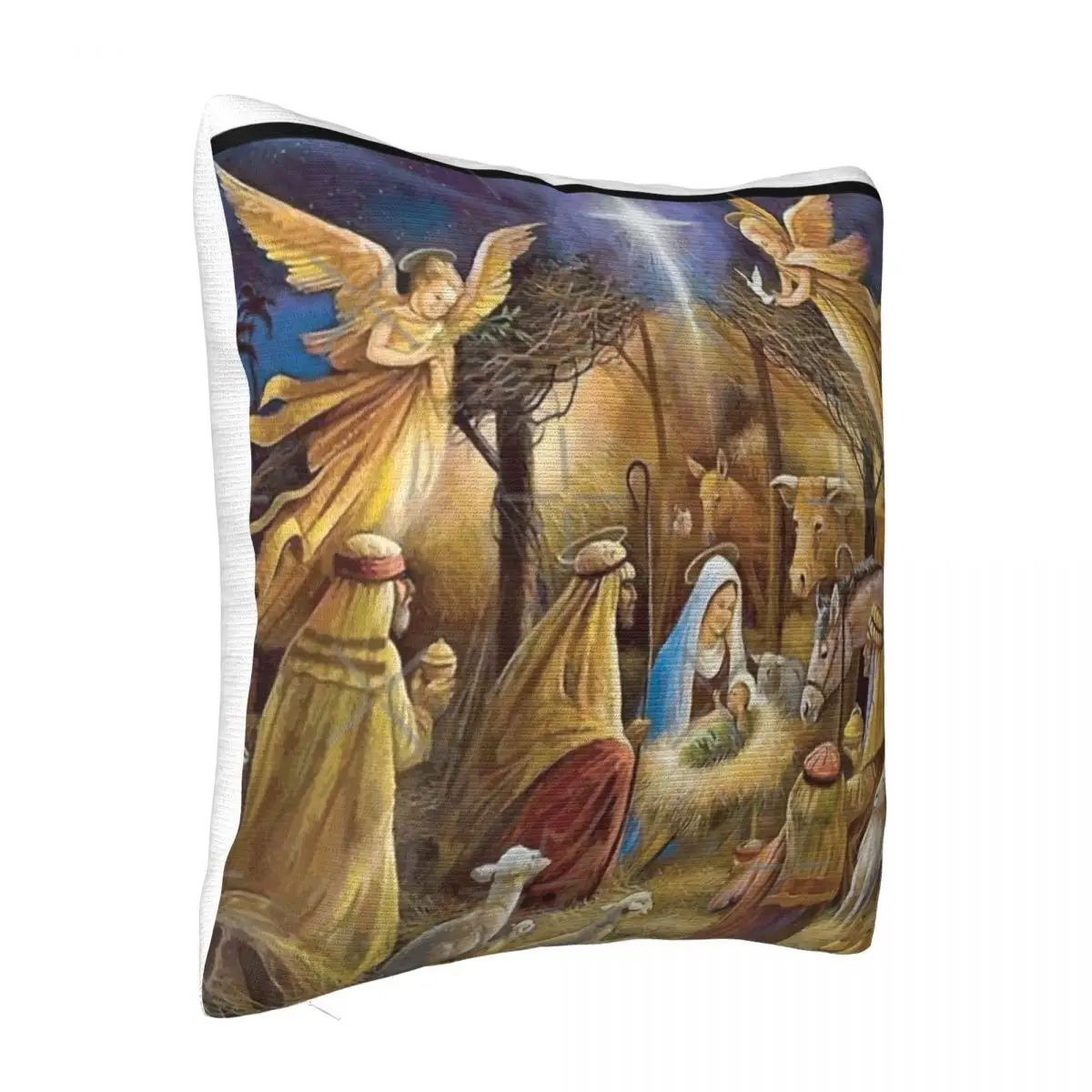 Christian Christmas Nativity Pillowcase Pillow Covers Decoration For Bedroom Pillow Case Pillow Cover