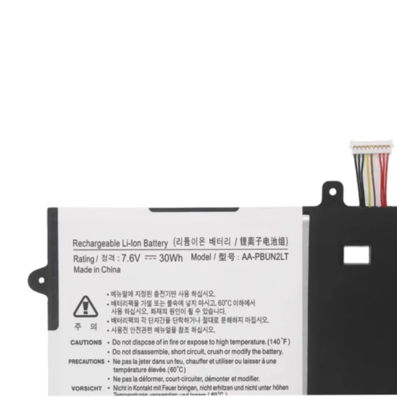 New 7.6V 30Wh AA-PBUN2LT AA-PBUN2QT Laptop Battery For Samsung Notebook 9 13.3