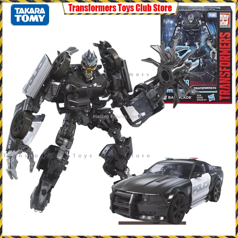 In Stock TAKARA TOMY  Transformers Studio Series SS28 Barricade Deluxe Class Action Figure Model Collection Toy Gift