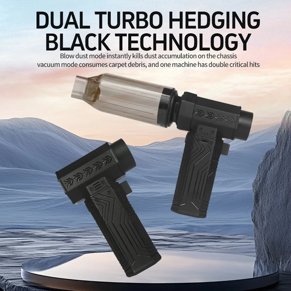 

New Dust Blower Fan 700G Thrust Powerful Air Blower Rechargeable Compressed Air Duster 10000mAh Brushless Turbo Fan